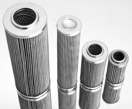High-capacity filter cartridge for hydraulics