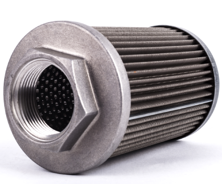 Hydraulic filtration for industrial plants