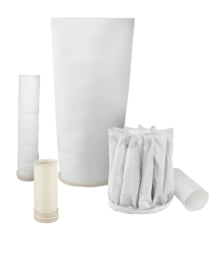Filter bags for industrial applications