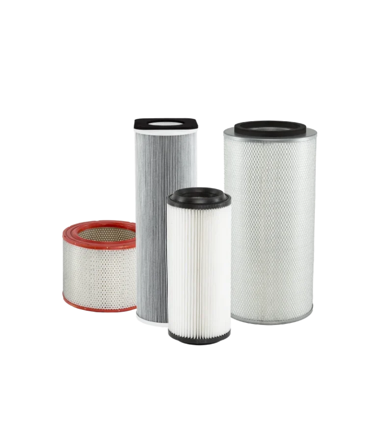 Filter cartridge for industrial vacuum cleaner