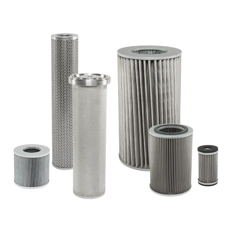 Wire mesh filter cartridges for the chemical industry
