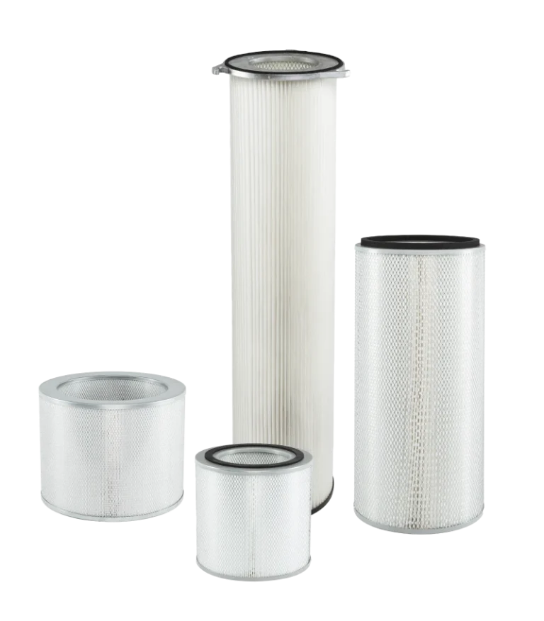 Filter cartridge for industrial dedusting